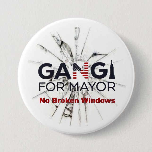 Robert Gangi for Mayor 3 Inch Round Button (Front)