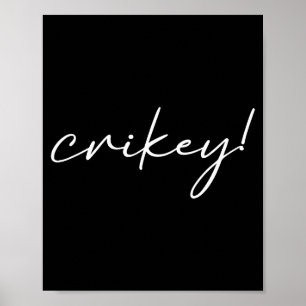 Robert Irwin Crikey Funny Meme Poster