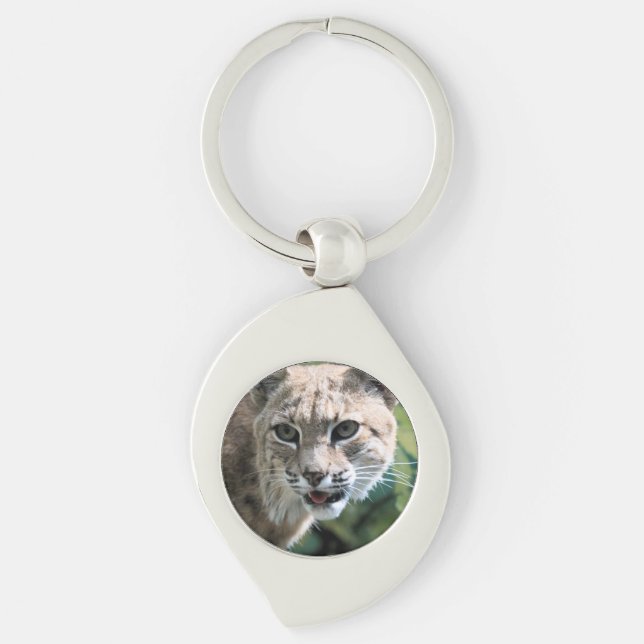 Robert J. Bobcat Keychain (Front)
