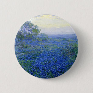 Robert Julian Onderdonk a-cloudy-day-bluebonnets 2 Inch Round Button