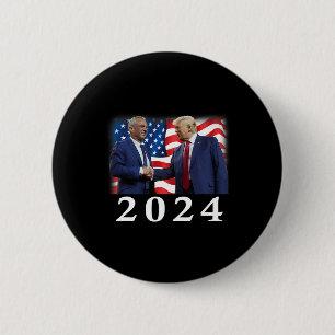 Robert Kennedy Jr Rfk Jr For Trump Unity President 2 Inch Round Button