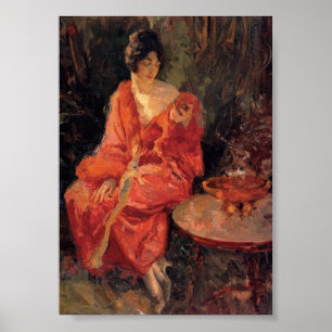 Robert Lewis Reid, Morning Reflection, 1910 Poster