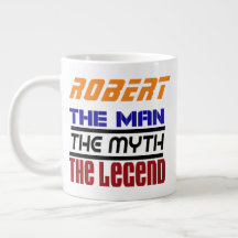 Robert - L'Homme La Légende Le Mith Jumbo Mug