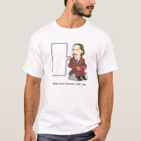 Robert Louis Stevenson 1850 -1894 t-shirt.