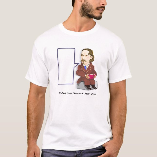 Robert Louis Stevenson 1850 T-shirts -1894 (Devant)