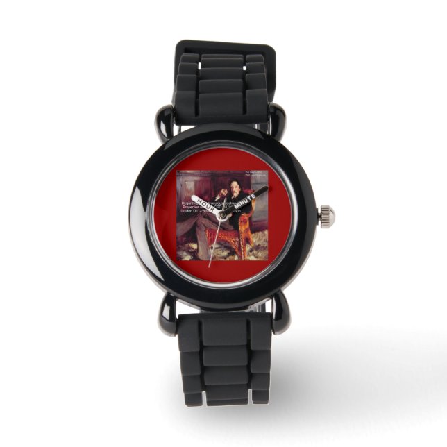 Robert Louis Stevenson CBD Oil Quote Unisex Watch (Front)