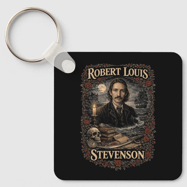Robert Louis Stevenson Keychain (Front)