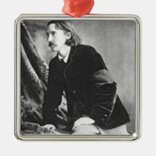 Robert Louis Stevenson Metal Ornament