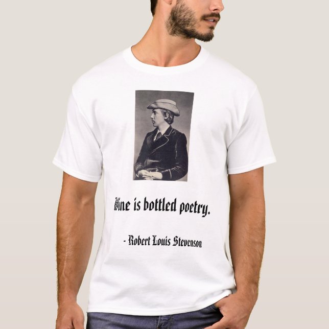 Robert Louis Stevenson,         - Robert Louis ... T-Shirt (Front)