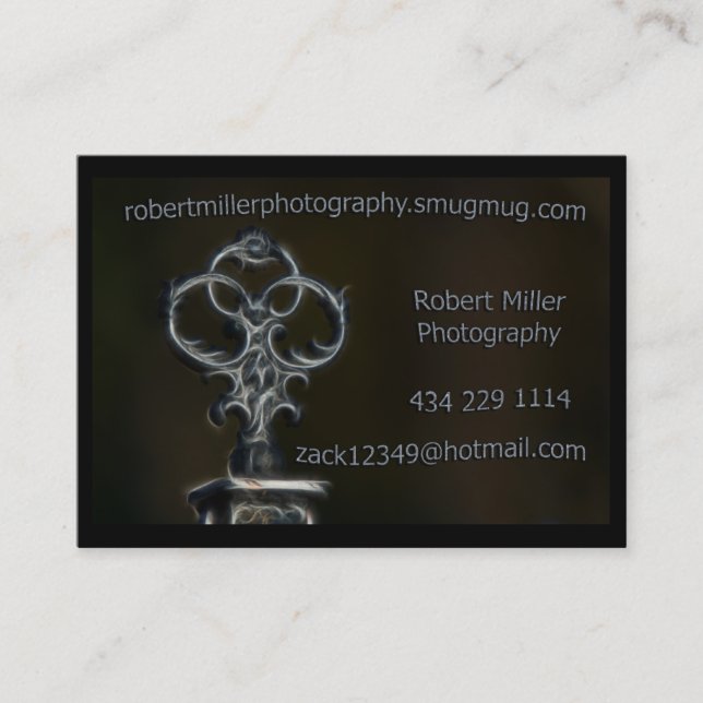 Robert Miller business card (Front)