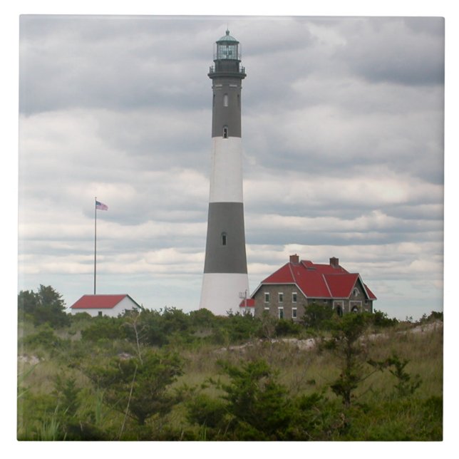 ROBERT MOSES PARK NEW YORK LIGHTHOUSE TILE (Front)