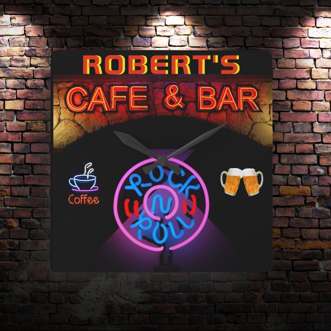 ROBERT - Name Neon Sign Bar Mancave Den Clock Fun (Creator Uploaded)