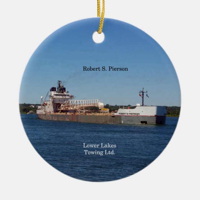 Robert S. Pierson ornament (Front)