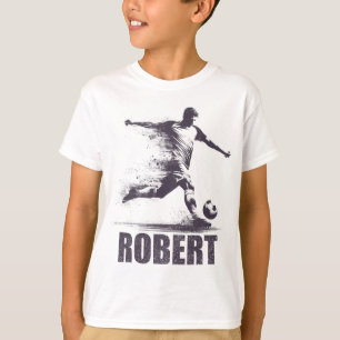 Robert Soccer Boys Personalized First Name Robert T-Shirt