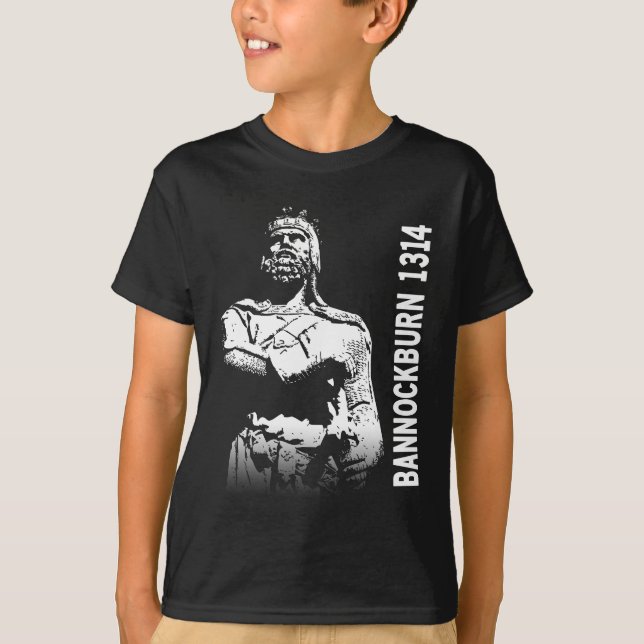 Robert the Bruce Bannockburn 1314 tshirt (Front)