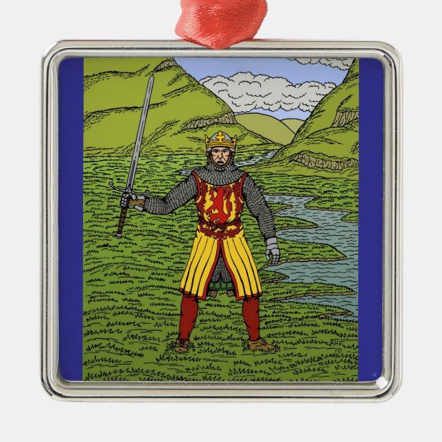 Robert the Bruce Metal Ornament (Front)