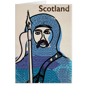 Robert the Bruce Scotland travel poster