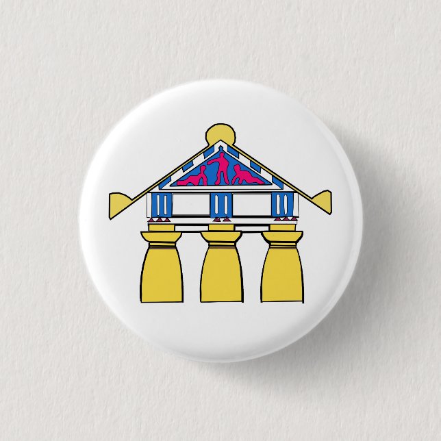 Robert Venturi Eclectic Houses Button (1 of 5) (Front)
