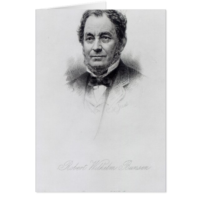 Robert Wilhelm Bunsen, engraved by C.H Jeens (Front)