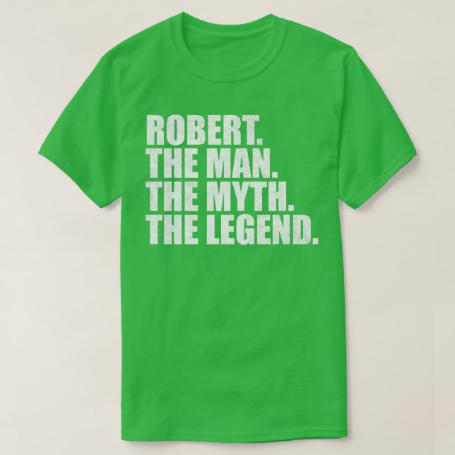 RobertRobert Name Robert given name T-Shirt (Design Front)