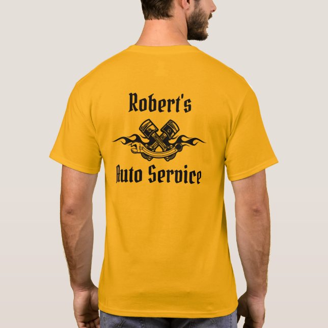 Robert's Auto Service T-Shirt (Back)