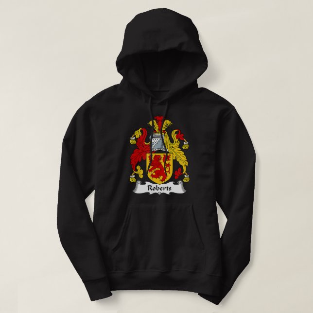 Roberts Coat of Arms  Family Crest  Hoodie (Design Front)