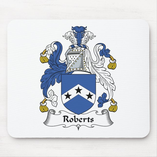 Roberts Family Crest Mouse Pad (Front)