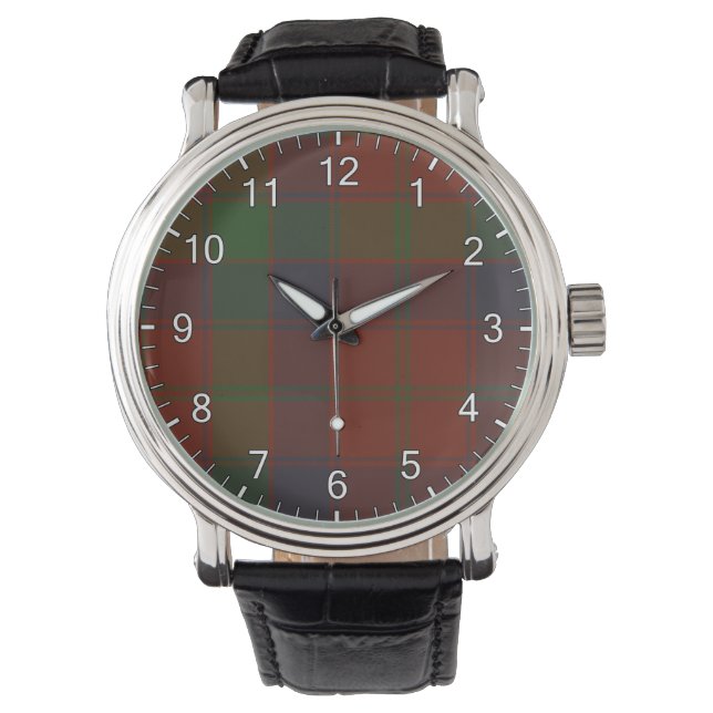 Robertson Clan Tartan Watch (Front)