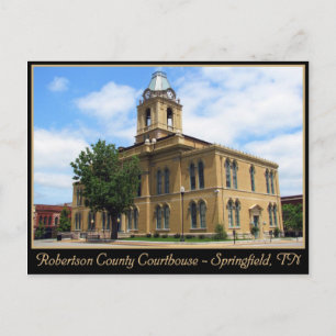 Robertson County Courthouse - Springfield, TN Postcard