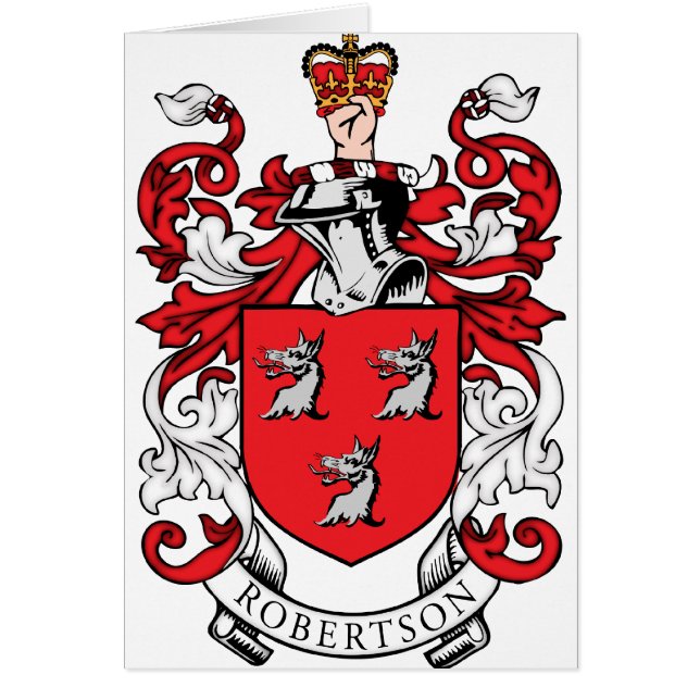 Robertson Family Coat of Arms (Front)