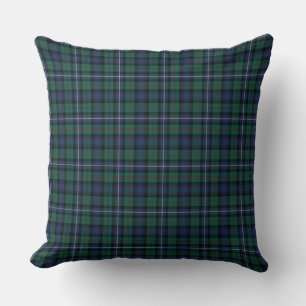 Robertson Hunting Tartan Plaid Pattern Throw Pillow