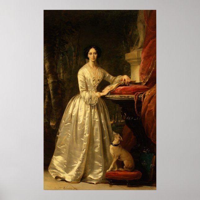Robertson - Maria Alexandrovna Of Russia 1849 Poster (Front)
