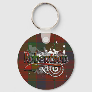 Robertson Tartan Grunge Keychain
