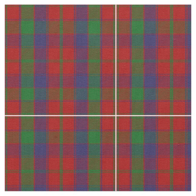 Robertson Tartan Print Fabric (Close Up)