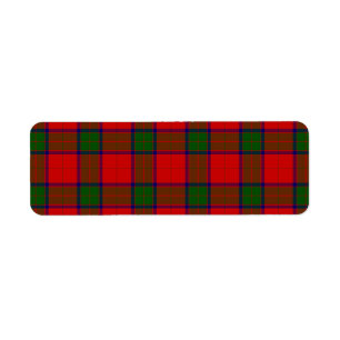 Robertson tartan red green plaid