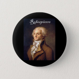 Robespierre 1 with blackadder 2 inch round button