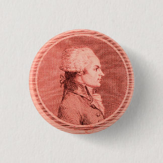 Robespierre profile 1 inch round button