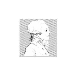 Robespierre profile stamp version