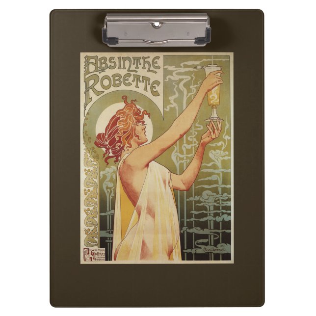Robette Absinthe Advertisement Poster Clipboard (Front)