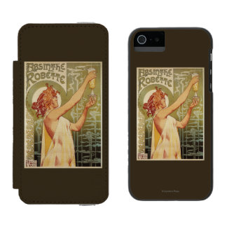 Robette Absinthe Advertisement Poster Incipio Watson™ iPhone 5 Wallet Case