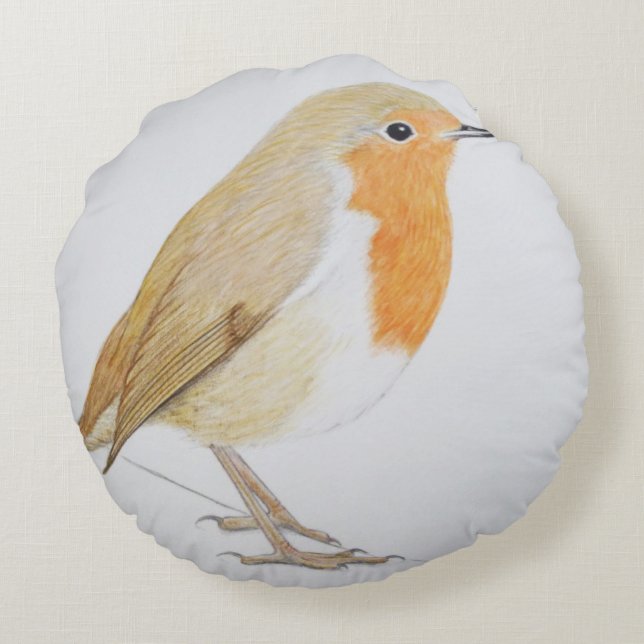 Robin 2011 round pillow (Back)