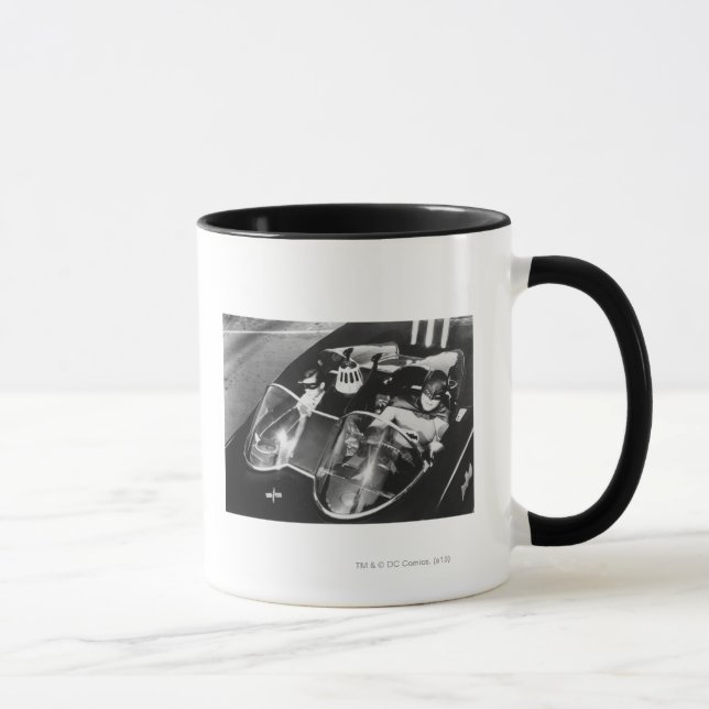 Robin and Batman in Batmobile Mug (Right)
