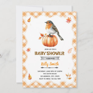 Robin Baby Shower Invitation