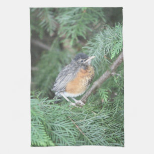 Robin bébé serviette à main
