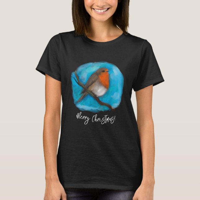 Robin bird T-Shirt (Front)