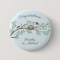 Robin Birds Nest Eggs Spring Baby Shower