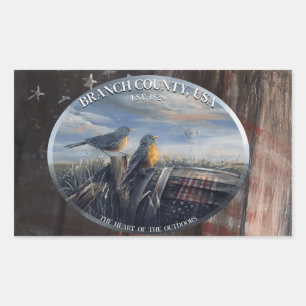 Robin Branch Co MICH Sticker