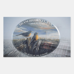 Robin Branch Co MICH Sticker