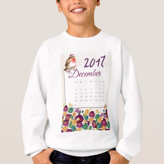 Robin Calendar Sweatshirt