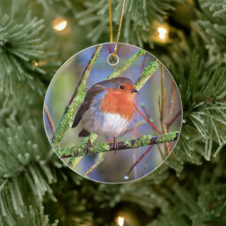 Robin Ceramic Ornament